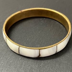 Vintage mother of pearl bracelet made in India